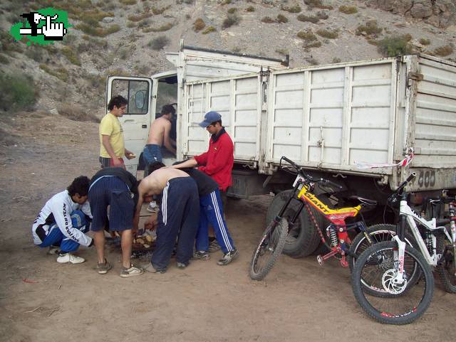 asado en pie de palo!!
