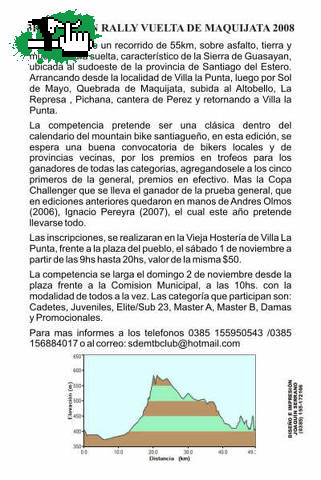 3ra edicion rally bike "vuelta de maquijata"