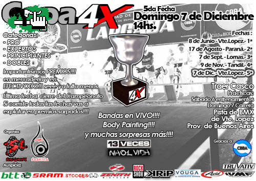 Copa 4X - Vicente Lopez - Ultima fecha