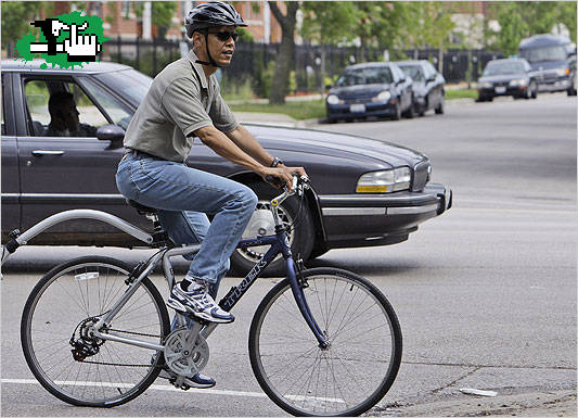 La bici de Obama!