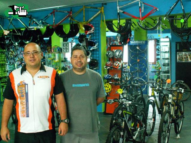 inagurando bike center !