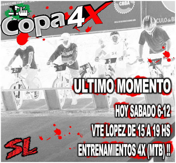 Copa 4X entrenamientos