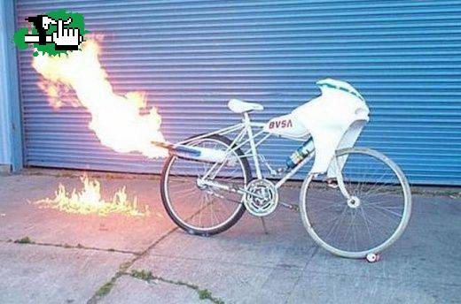(Bicicletas raras) propulcion a cañita voladora
