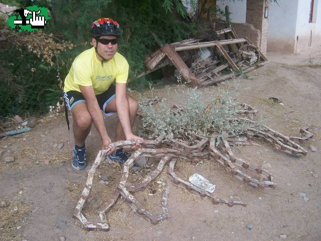 cadena nueva para la bici de Muqueño 