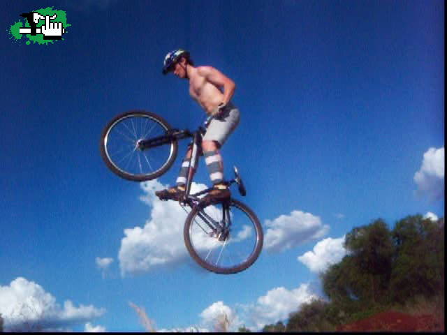 por el aire!