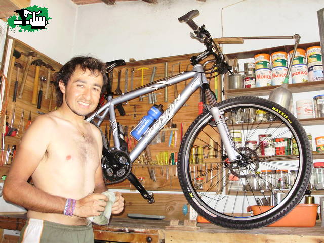 Cleaning my bike ...