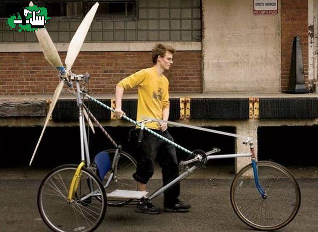 Queria volar el muchacho..