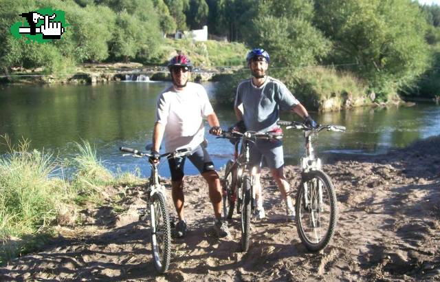 kali y yo en las cascadas