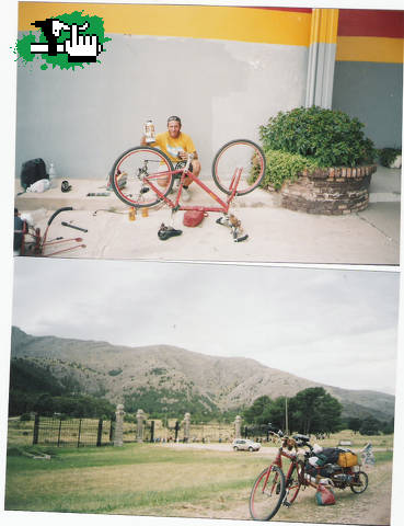dos fotos de mi indescriptible viaje