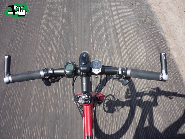 boludeando arriba de la bike