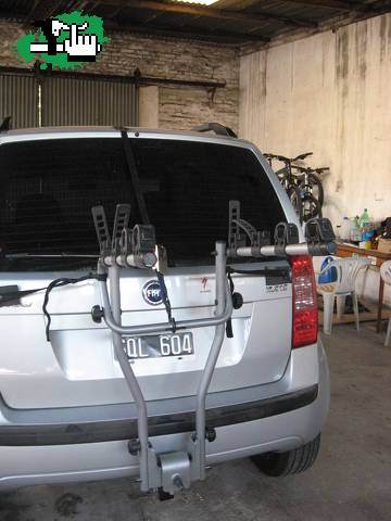 porta bici para auto desde la bocha del remolque