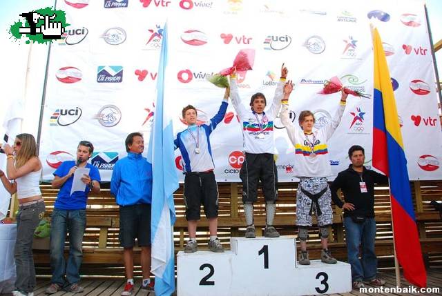 Podio DH panamericano