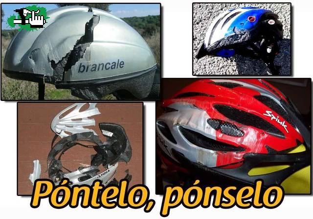 LA IMPORTANCIA DE LLEVAR CASCO...