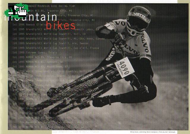 Cannondale publicidad 1996