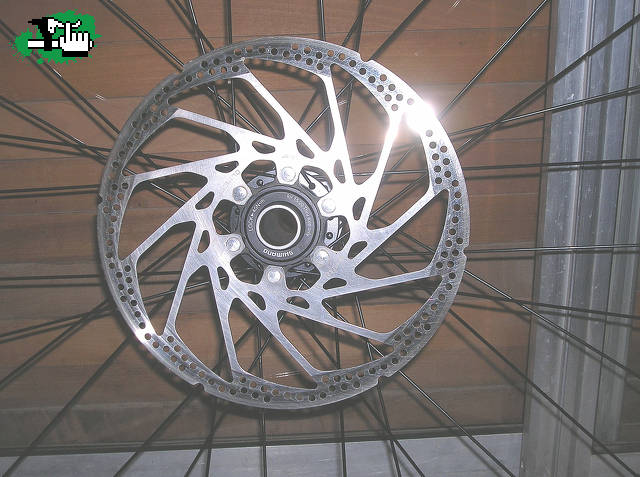 disco shimano hone 203 mm