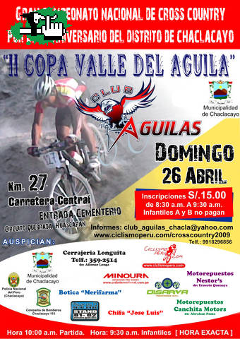 2da COPA VALLE DEL AGUILA 