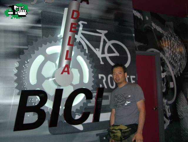 en canada un cafe de ciclistas 