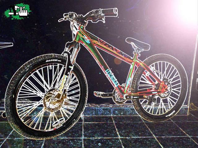 Mi bici al photoshop