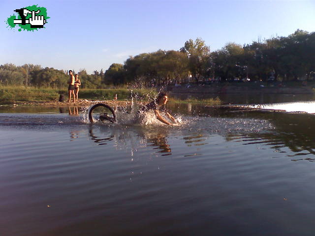 X fin se pego una ducha!!!