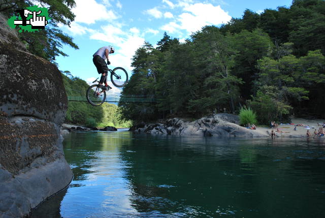 bike al agua