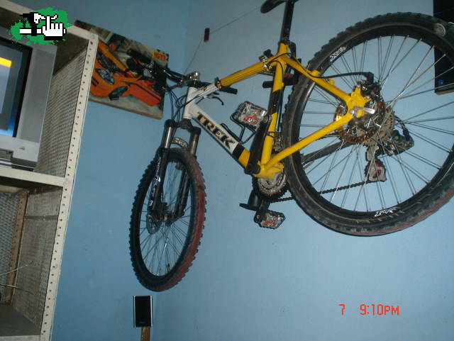 mi bike en lo alto 
