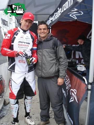Lucas Papini con Steve Peat  + Reporte!