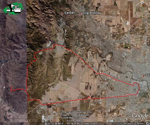 MTB a Las antenas, La ochoa, Diquecito