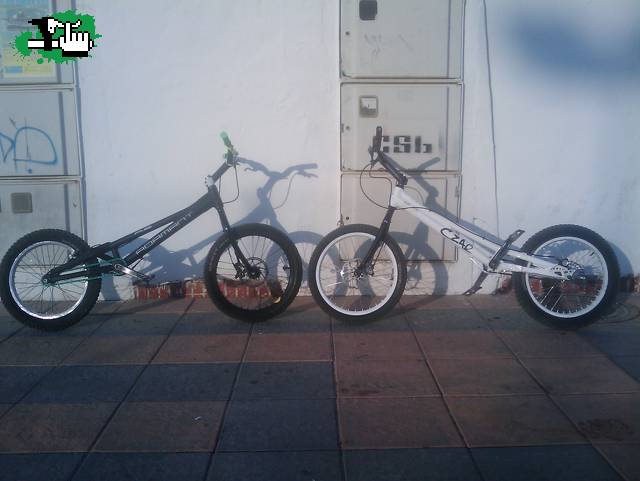 mi bike junto a la de juanp
