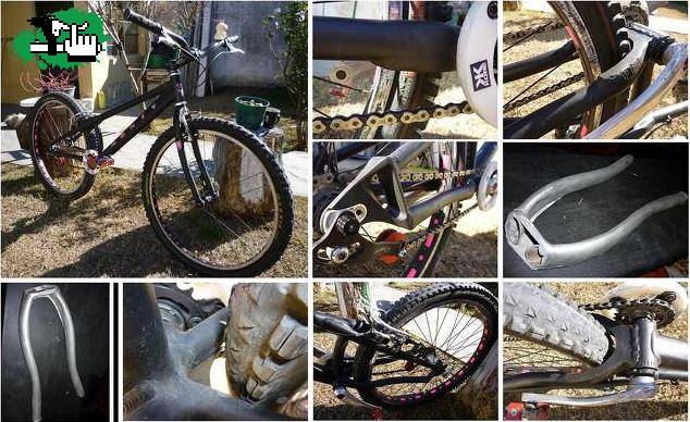 BICI Y CUADRO PARA TRIAL REFORZADO