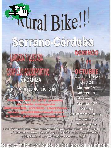 Carrera de"RURAL BIKE" EN Serrano