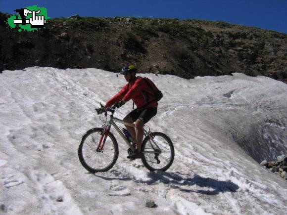 nieve y mi bici 