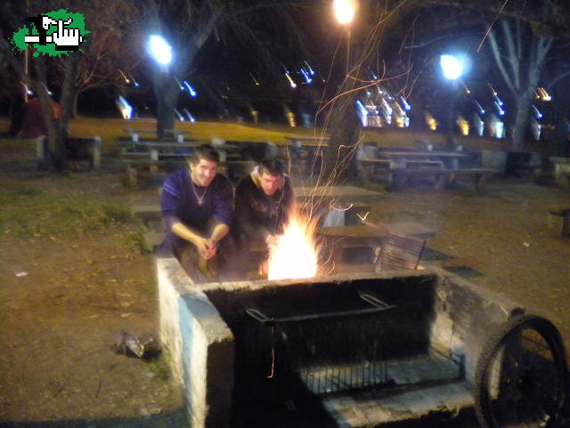 infaltable el asadito sabado a la noche salva y cris