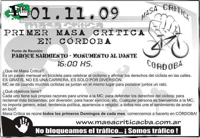 MASA CRITICA EN CORDOBA