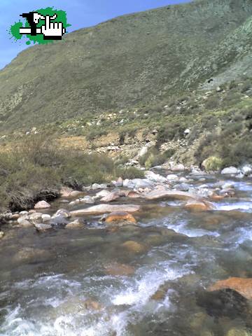 Encontramos el tesoro....agua mas que pura...