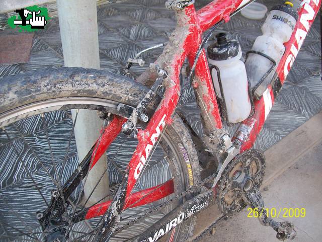 con un poco de barro
