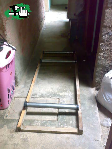 fabricandome un rodillo para bicicletas