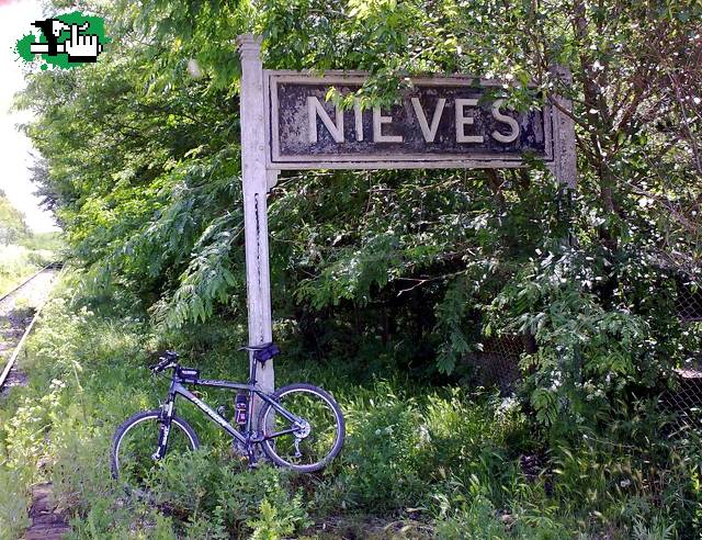 Clásica de cartel de estación