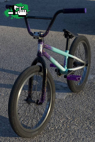 bike de street con cuadro flatero