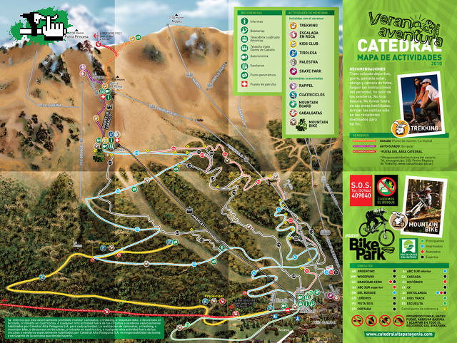 MAPA ACTIVIDADES BIKE PARK CATEDRAL