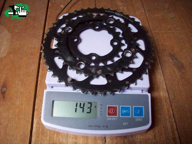 Peso de platos Deore XT 2007