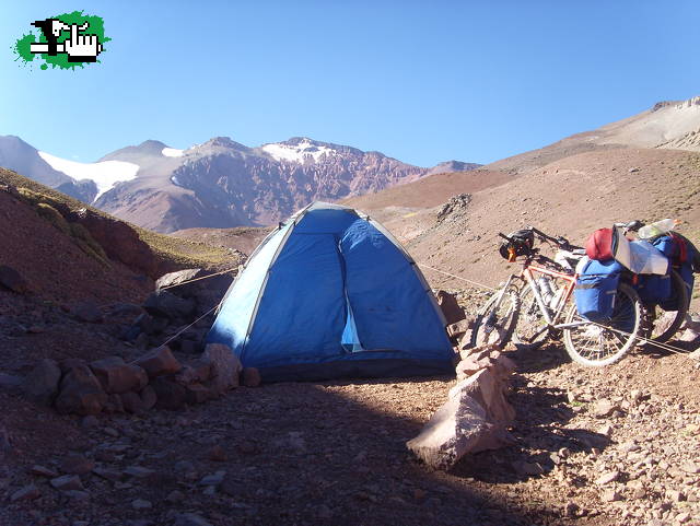 campamento de montaña