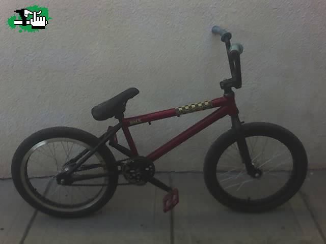 mi bike con el plato nuevo