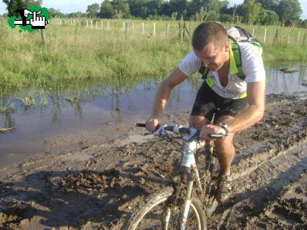 Asi estaba el circuito de retando pueblos el sabado