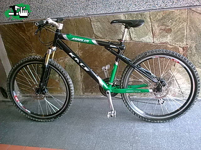 mi pobre bike ahora con sus frenitos