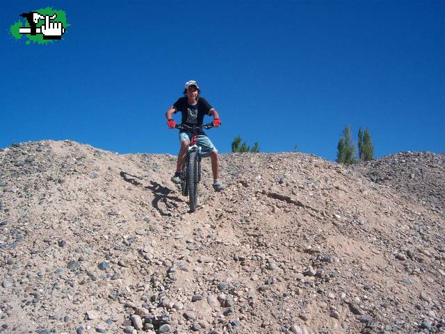 en las montañas.