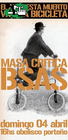 masa critica - domingo 16hs