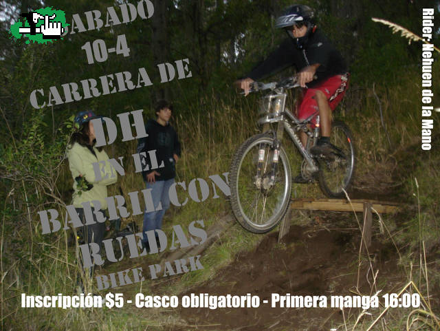 Carrera de DH Barril con ruedas. Sabado 10-4