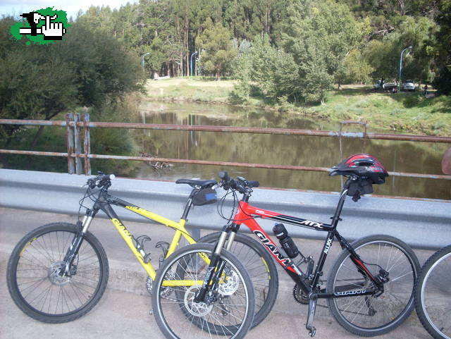 Las chicas en el puente....