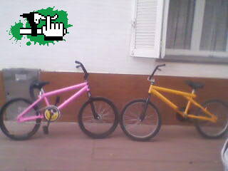 Mi bici y la del ale