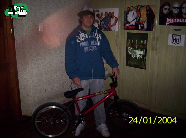 mi bike con cositas nuevas!